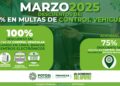 SEFIN ANUNCIA DESCUENTOS EN MULTAS DE CONTROL VEHICULAR DURANTE MARZO.