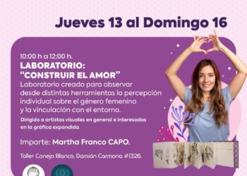 Cultura Municipal organiza laboratorio artístico para mujeres.
