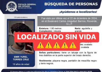 IDENTIFICAN RESTOS DE JOVEN DE 19 AÑOS DESAPARECIDO DESDE DICIEMBRE.