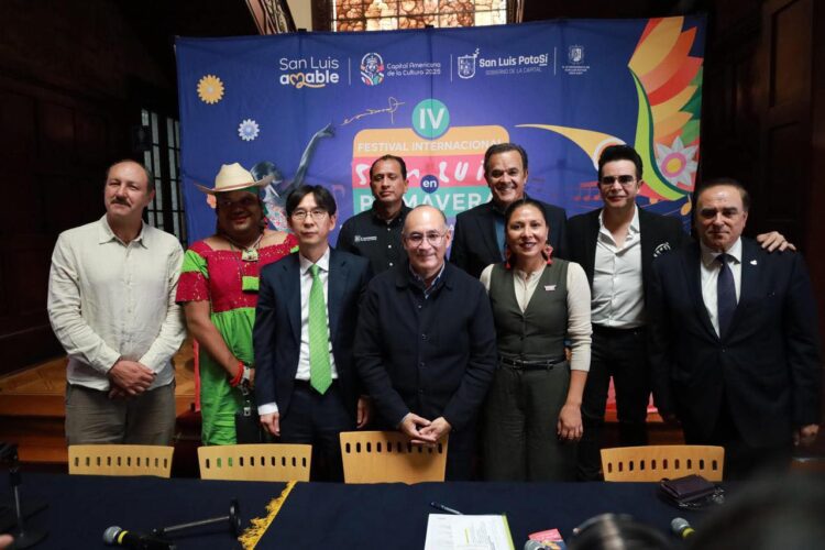 PRESENTAN ANTE MEDIOS DE COMUNICACION NACIONALES IV FESTIVAL INTERNACIONAL SAN LUIS EN PRIMAVERA.