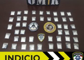 JOVEN DETENIDO CON 46 DOSIS DE CRISTAL EN LA COLONIA ABASTOS.