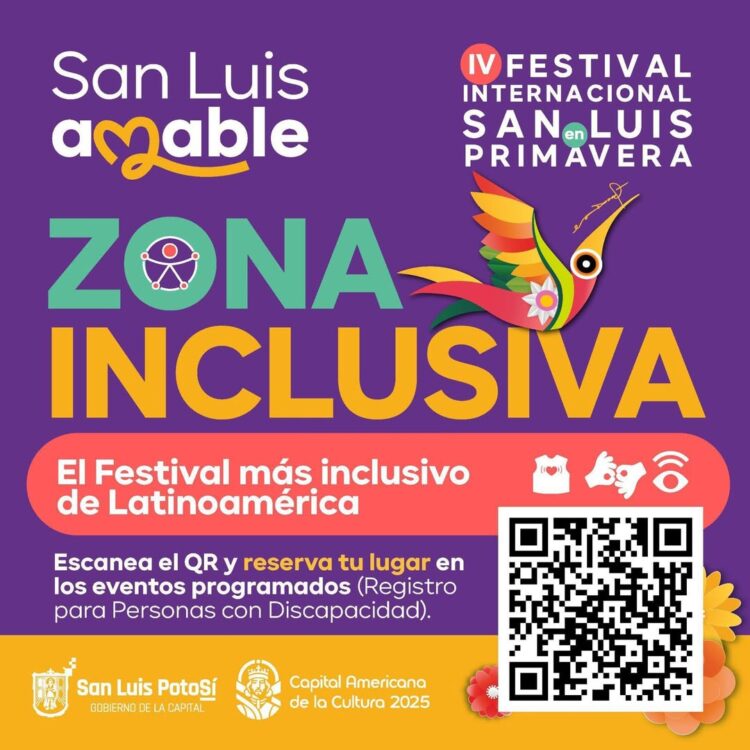 NCLUSIÓN Y CULTURA: ABREN REGISTRO PARA PERSONAS CON DISCAPACIDAD EN FESTIVAL DE SAN LUIS.