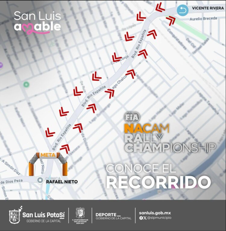 POLICÍA VIAL IMPLEMENTARÁ OPERATIVO CON MOTIVO DEL RALLY NACAM 2025.