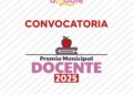 LANZAN CONVOCATORIA PARA EL PREMIO MUNICIPAL DOCENTE 2025.