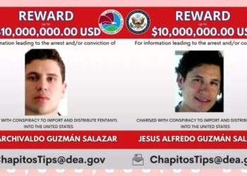 EE.UU. OFRECE 20 MDD POR CAPTURAR A «LOS CHAPITOS»