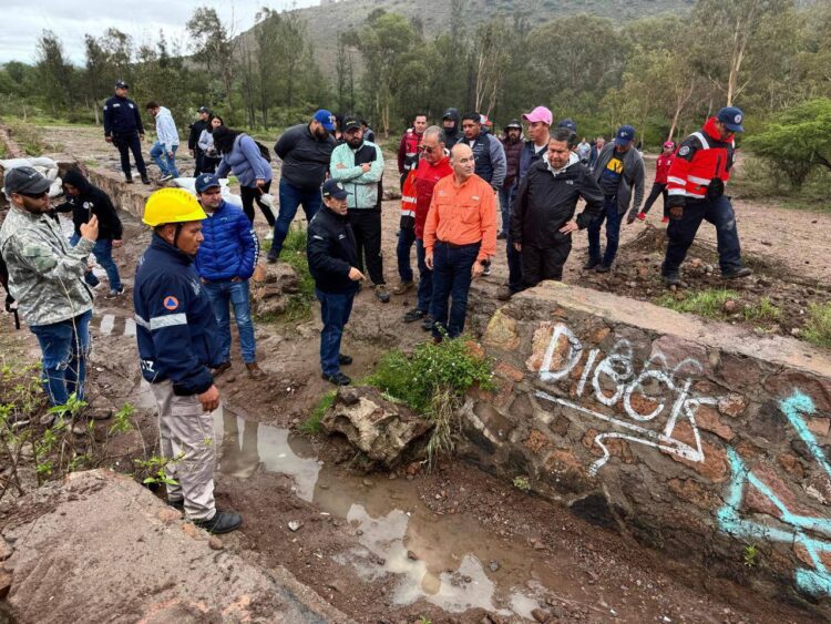 GOBIERNO CAPITALINO LIBERA PRESA DE CAÑADA DEL LOBO PARA EVITAR INUNDACIONES.