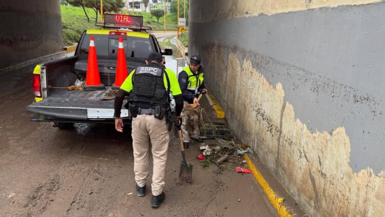 REABREN EL DESNIVEL DE LA GLORIETA REAL INN TRAS INTENSOS TRABAJOS DE LIMPIEZA.