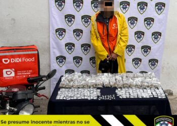 SSPC CAPITALINA DETIENE A FALSO REPARTIDOR QUE VENDÍA DROGA EN ZONA NORTE.