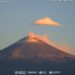 UNA NUBE “OVNI” SORPRENDE SOBRE EL POPOCATÉPETL.