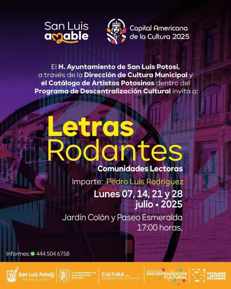 “LETRAS RODANTES” LLEGA AL JARDÍN COLÓN PARA ACERCAR LA LECTURA A TODOS.