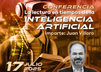JUAN VILLORO LLEGA A SAN LUIS POTOSÍ CONFERENCIA SOBRE LECTURA E INTELIGENCIA ARTIFICIAL.