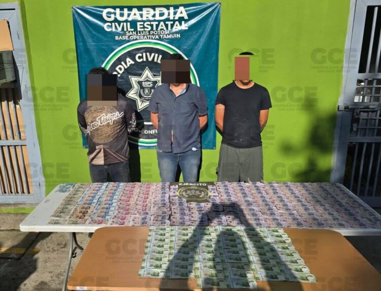 DETENIDOS POR NARCOMENUDEO EN RECORRIDOS PREVENTIVOS DE LA GCE EN LA HUASTECA.