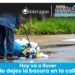 INTERAPAS ADVIERTE SOBRE RIESGO DE INUNDACIONES POR BASURA.
