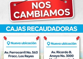 OJO: CAMBIAN DE UBICACIÓN DOS CAJAS RECAUDADORAS DE INTERAPAS.