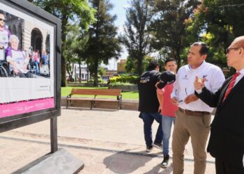 INAUGURAN “ROSTROS DE SAN LUIS AMABLE” EN LA CALZADA DE GUADALUPE.