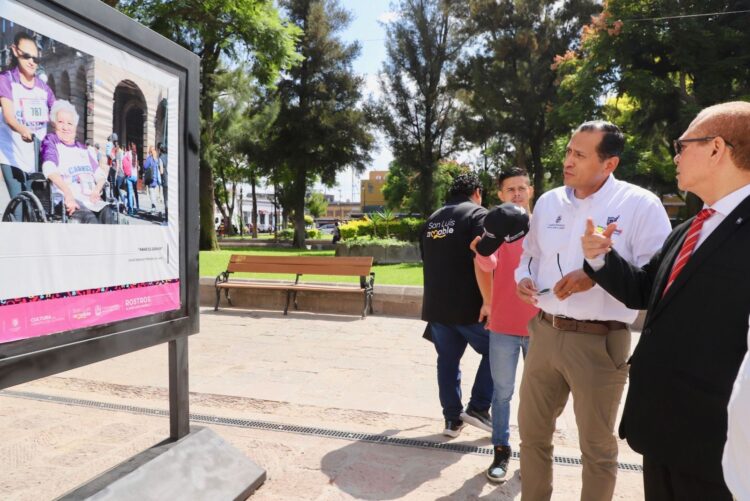 INAUGURAN “ROSTROS DE SAN LUIS AMABLE” EN LA CALZADA DE GUADALUPE.