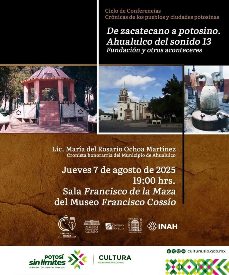 VUELVEN LAS CRÓNICAS POTOSINAS AL MUSEO FRANCISCO COSSÍO.