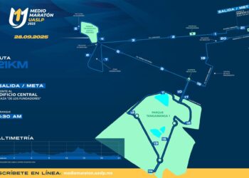 TODO LISTO PARA EL MEDIO MARATÓN DE 21 KILÓMETROS EN SLP.