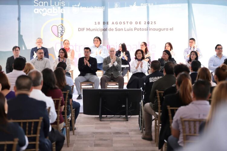 INAUGURAN EL PRIMER CENTRO MUNICIPAL DE SALUD MENTAL EN SAN LUIS.