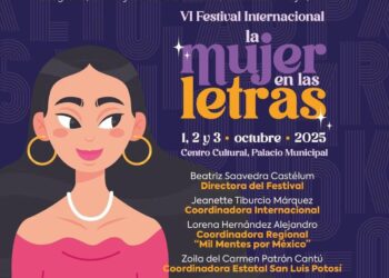 MUJERES QUE INSPIRAN: VI FESTIVAL INTERNACIONAL LA MUJER EN LAS LETRAS LLEGA A SAN LUIS.