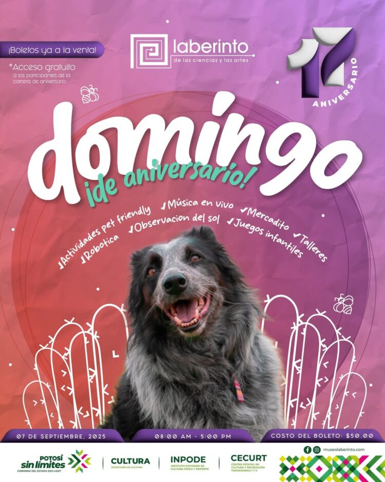 MUSEO LABERINTO CELEBRA 17 AÑOS DE CIENCIA, ARTE Y CONVIVENCIA.