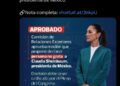 PERÚ PODRÍA DECLARAR PERSONA NON GRATA A CLAUDIA SHEINBAUM.