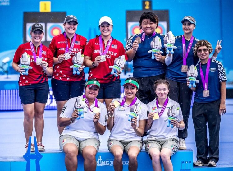 MÉXICO HACE HISTORIA CON ORO EN TIRO CON ARCO.