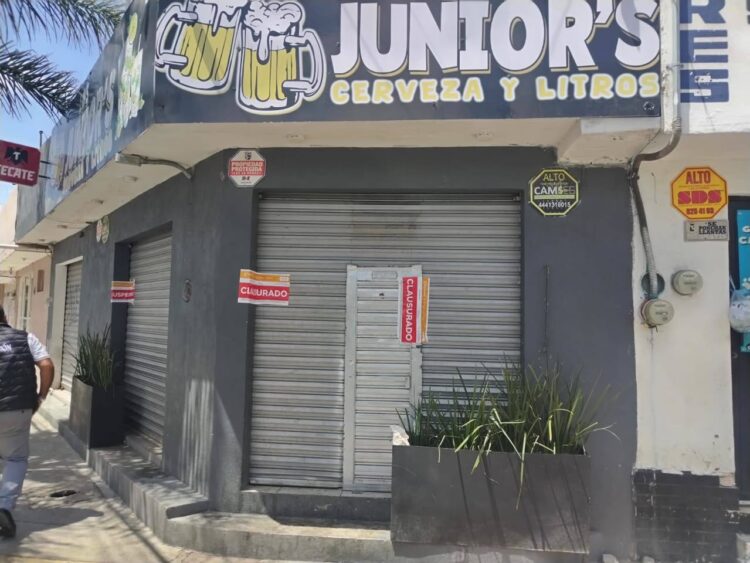 CLAUSURAN DEPÓSITO DE CERVEZA “LOS JUNIORS” POR OPERAR SIN LICENCIA.