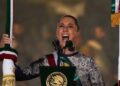 EL PRIMER GRITO DE SHEINBAUM ENALTECE A LAS MUJERES DE MÉXICO.