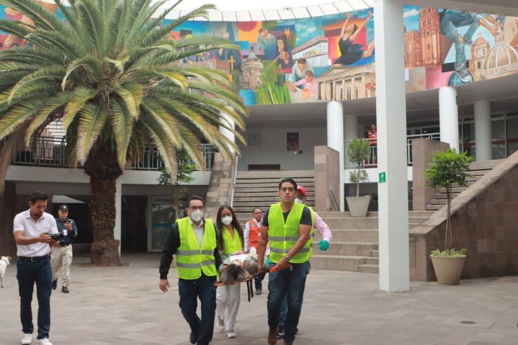 SAN LUIS POTOSÍ REFUERZA SU CULTURA DE PREVENCIÓN CON SIMULACRO DE SISMO.