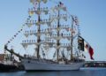 BUQUE ESCUELA “CUAUHTÉMOC” REGRESA A NUEVA YORK TRAS PRUEBAS EN EL MAR.