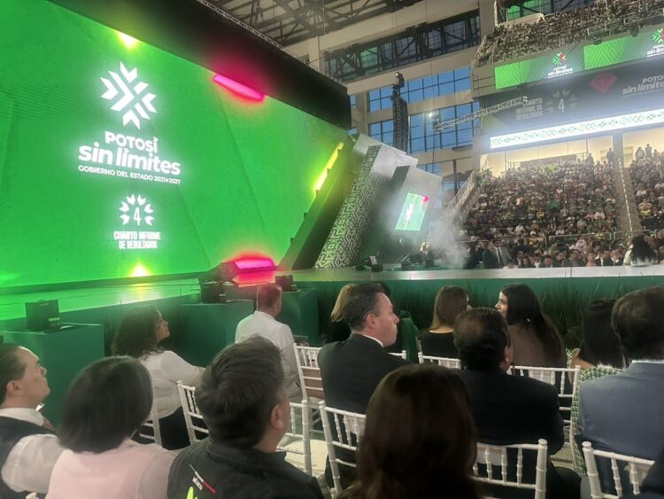 TODO LISTO PARA EL 4TO INFORME DE RESULTADOS DEL GOBERNADOR DE SLP, RICARDO GALLARDO CARMONA.