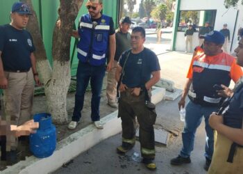 CONTROLAN FUGA DE GAS EN EL PANTEÓN DE EL SAUCITO SIN REGISTRAR DAÑOS.