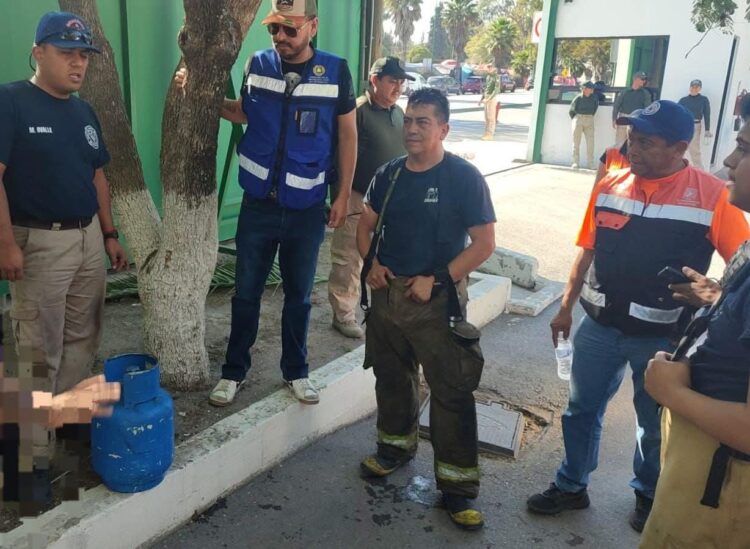 CONTROLAN FUGA DE GAS EN EL PANTEÓN DE EL SAUCITO SIN REGISTRAR DAÑOS.