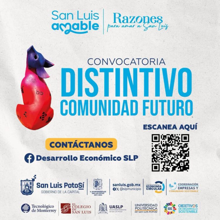 CONVOCATORIA “COMUNIDAD FUTURO” PROMUEVE LA AGENDA 2030 EN SAN LUIS POTOSÍ.
