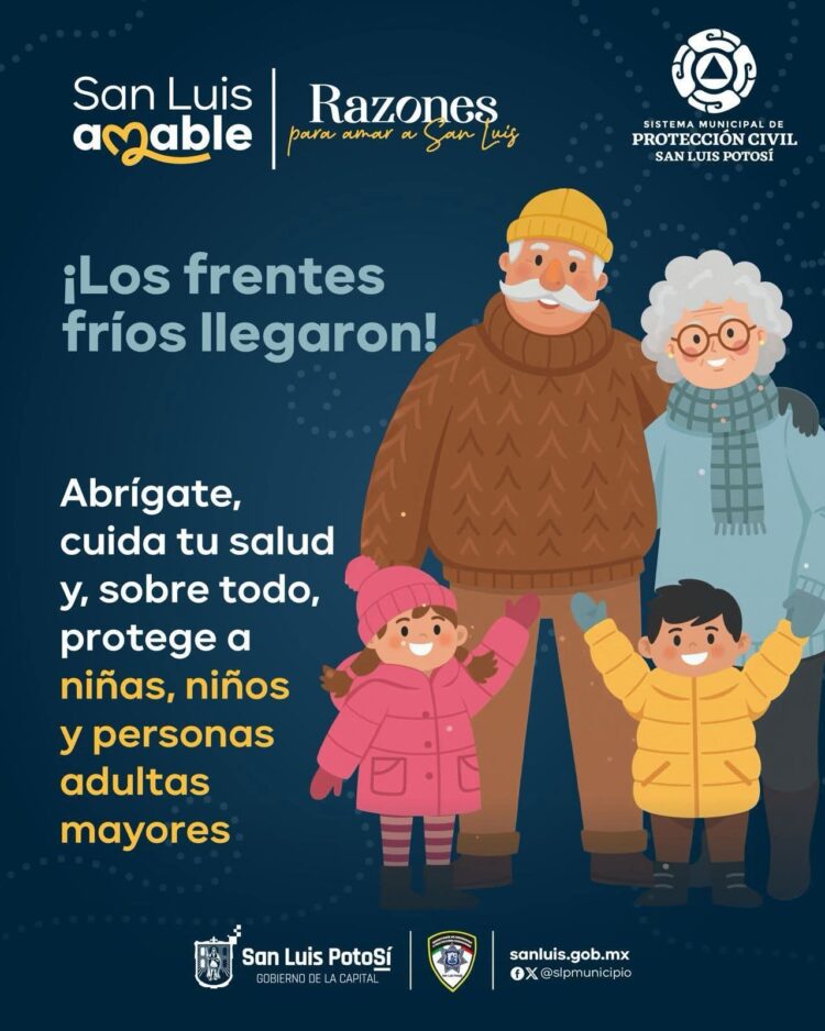 LLAMAN A CUIDARNOS ANTE EL FRENTE FRÍO 29.