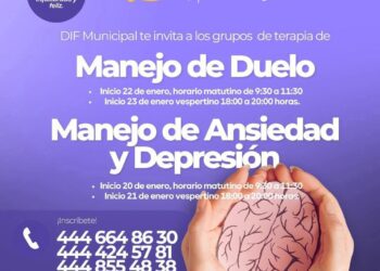 TERAPIAS GRUPALES DEL DIF BUSCAN ATENDER DUELO, ANSIEDAD Y DEPRESIÓN.