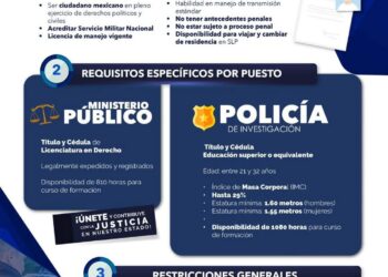 UNETE AL EQUIPO DE LA FISCALÍA GENERAL DEL ESTADO DE SAN LUIS POTOSÍ.