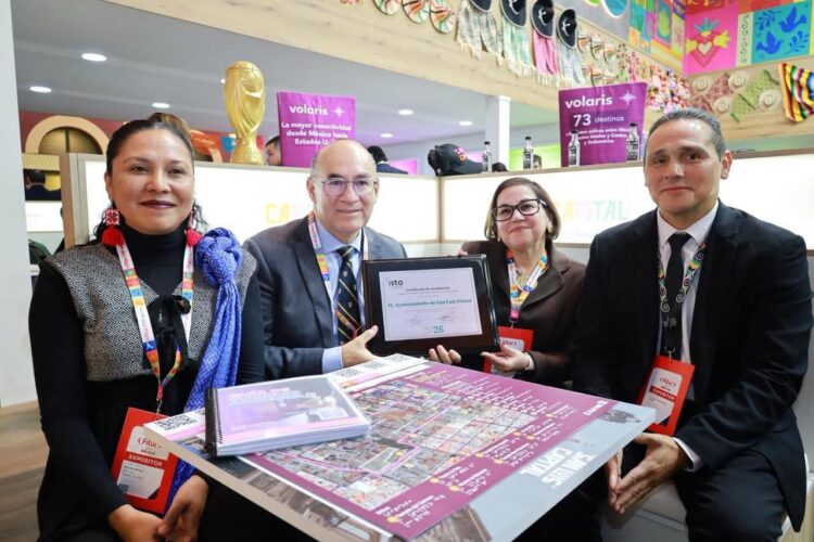 SAN LUIS POTOSÍ RECONOCIDA EN FITUR POR SU TURISMO INCLUSIVO.