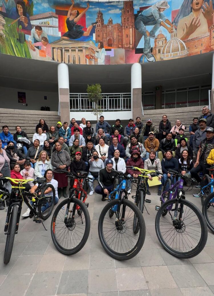 EN LA CAPITAL POTOSINA PROMUEVEN MOVILIDAD SUSTENTABLE CON EL PROGRAMA “SAN LUIS EN BICI”.