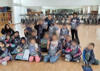 MÁS DE 200 NIÑAS Y NIÑOS PARTICIPARON EN EL PROGRAMA VIERNES DE RECREO EN LAS CANCHAS.