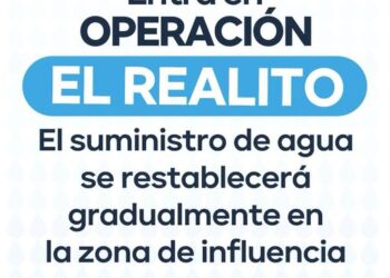 INTERAPAS RESTABLECE SUMINISTRO DE AGUA DESDE EL REALITO.