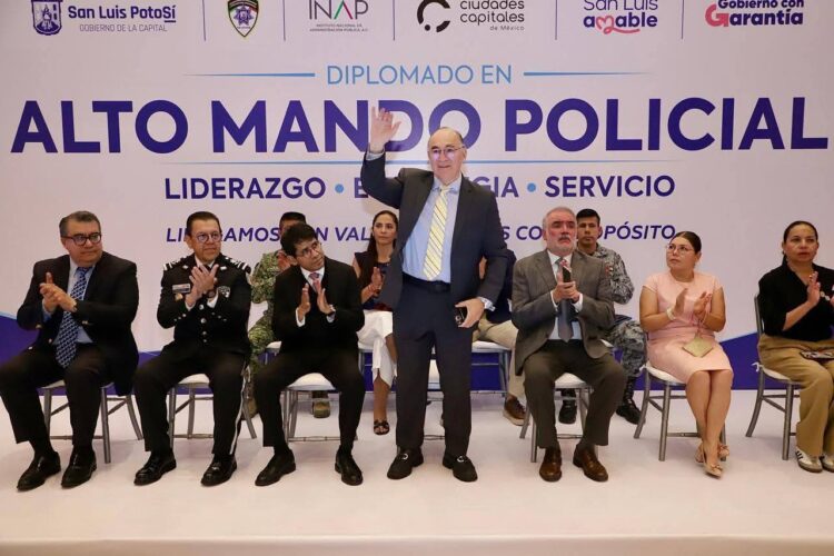 SAN LUIS POTOSÍ REÚNE A MANDOS POLICIALES DE TODO MÉXICO.