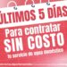ÚLTIMOS CINCO DÍAS PARA APROVECHAR DESCUENTOS Y CONTRATOS SIN COSTO EN INTERAPAS.