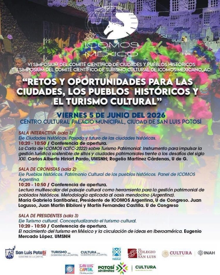 SAN LUIS CAPITAL SERÁ SEDE DE ENCUENTRO NACIONAL SOBRE PATRIMONIO Y TURISMO CULTURAL