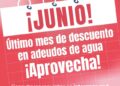ÚLTIMO MES PARA APROVECHAR DESCUENTOS DE INTERAPAS.
