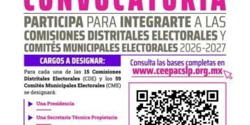 CEEPAC ABRE CONVOCATORIA PARA INTEGRAR ORGANISMOS ELECTORALES DEL PROCESO 2026-2027