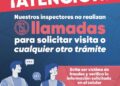 PROTECCIÓN CIVIL MUNICIPAL ALERTA SOBRE LLAMADAS FRAUDULENTAS A COMERCIOS Y ESTABLECIMIENTOS