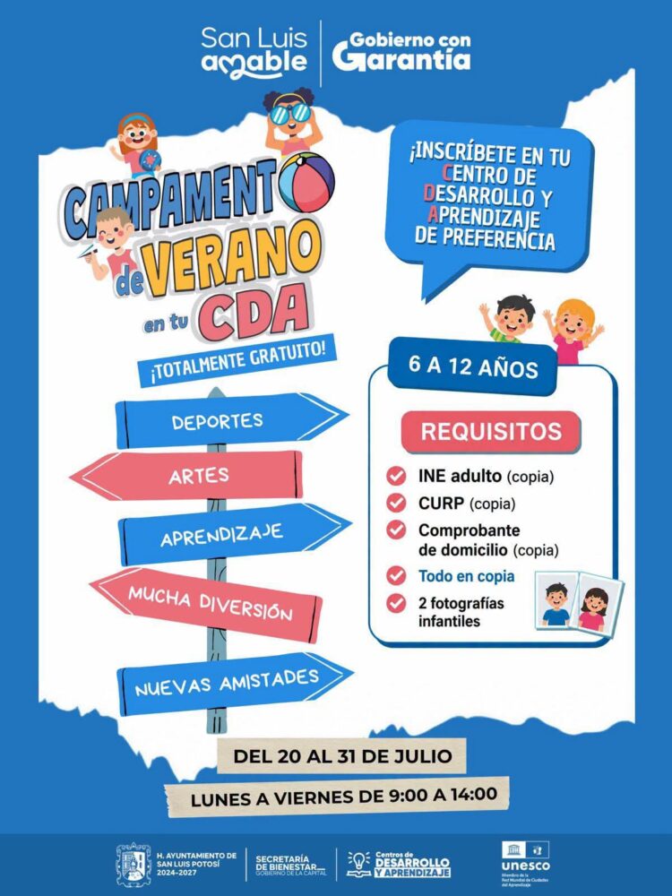 NIÑAS Y NIÑOS PODRÁN DISFRUTAR UN VERANO LLENO DE ACTIVIDADES EN LOS CDA.
