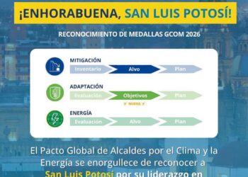 CAPITAL POTOSINA RECIBE RECONOCIMIENTO INTERNACIONAL POR ACCIONES CLIMÁTICAS